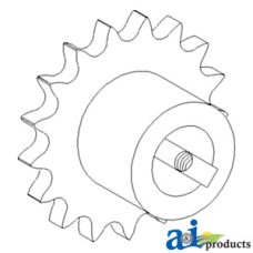 Sprocket, Countershaft Drive, Unloading Auger (Rice) (Rice Only) fits John Deere 9600 Combine