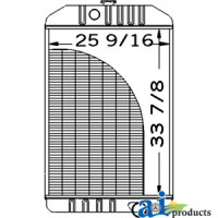 John Deere 9610 Combine Radiator