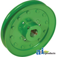 John Deere 9410 Combine Pulley, Straw Spreader