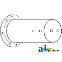 John Deere 9501 Combine Housing, Loading Auger (SN  640401 and greater)