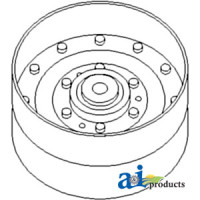 John Deere 7721 Combine Pulley, Flat Idler