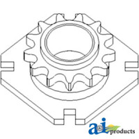 Sprocket, Drive; 13 Tooth / 60 Chain (SN  665401 and greater) fits John Deere 1092 Corn Head
