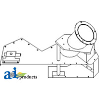 John Deere 9400 Combine Housing, Upper Clean Grain Auger (SN  640101 and greater)