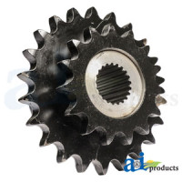 John Deere 9650 Combine Drive Sprocket Assy, Drive Shaft, Sheave and Mountings, Front
