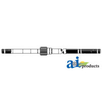 John Deere 9510 Combine Shaft Assy, w/Hub, Variable Drive Sheave and Mountings, Front (with Contour Master)