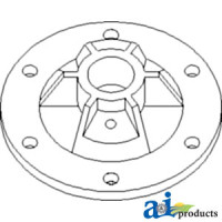 John Deere 9660WTS Combine Hub Assembly, Sheave, Unloading Auger Countershaft Drive with Bushing