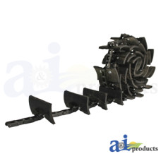 John Deere 9610 Combine Chain, Clean Grain Elevator
