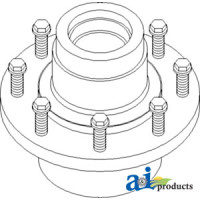 John Deere 9600 Combine Hub Assembly, Rear Axle Spindle Service Kit