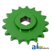 Sprocket, Row Unit; 17 Tooth / 80 Chain, Speed Up fits John Deere 1293 Corn Head