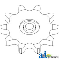 Sprocket, Row Unit Drive; 10 Tooth / 100 Chain fits John Deere 1092 Corn Head
