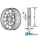 John Deere 9560 Combine Pulley, Flanged Idler