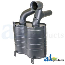 Muffler (Underhood) (SN  less than 452123) fits John Deere 3040 Tractor