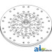 Trans Disc: 11.75", organic, rigid fits John Deere 2940 Tractor