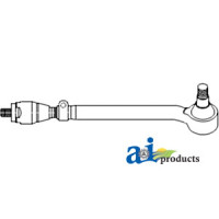 John Deere 3140 Tractor Tie Rod Assembly (LH) (Mfg. In Spain SN  11942-124106)