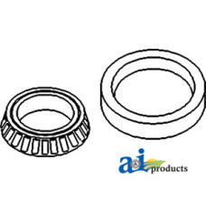 Pivot Pin Bearing (with APL325 4WD Axle) fits John Deere 2250 Tractor