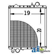John Deere 2850 Tractor Radiator