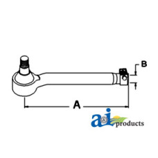 Tie Rod (RH) (with MFWD) fits John Deere 3140 Tractor