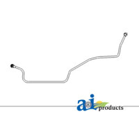 John Deere 3010 Tractor Oil Line; Dual Selective Control (Row Crop and Std.; Rear LH, Inner)