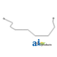 John Deere 3020 Tractor Oil Line; Dual Selective Control (SN less than 122999; Power Shift Row Crop and Std. / LH Rear Outer)