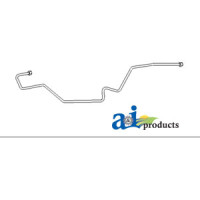 John Deere 3020 Tractor Oil Line (SN  less than 122999; Syncro Row Crop and Std. / RH Rear Outer)