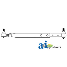 John Deere 4840 Tractor Complete Tie Rod Assembly (with EXTRA WIDE Front)