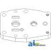 Cover, Steering Valve Cylinder; with Check Valve Seat fits John Deere 500 Industrial/Construction