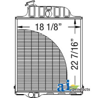 John Deere 3020 Tractor Radiator (GAS, DSL)