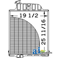 Radiator (without AIR CONDITIONING) fits John Deere 4230 Tractor