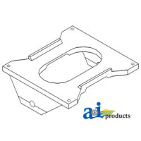 John Deere 2520 Tractor Pivot Plate with Caps and Bolts
