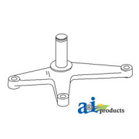 John Deere 301A Tractor Bellcrank (SN  less than 341648 with SWEPT BACK ADJUSTABLE AXLE)