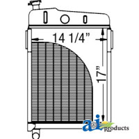 Radiator; Short Filler Neck fits John Deere 440 Industrial/Construction