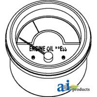John Deere 850B Industrial/Construction Gauge, Oil Pressure