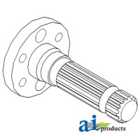 John Deere 301 Industrial/Construction Shaft, PTO (1000 RPM)