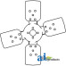 John Deere 2240 Tractor Fan, 4 Blade