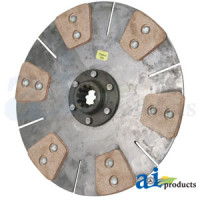 Trans Disc: 11", ceramic, rigid fits John Deere 450 Industrial/Construction