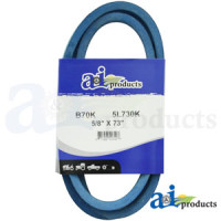 Bobcat 934010A Walk-Behind Kevlar Blue V-Belt (5/8" X 73" ) (PTO to Deck 48")