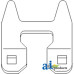 Fiat | Hesston 6665 Windrower Low Plate, 2 Prong