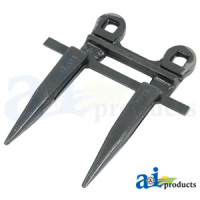 MacDon 962 Header, Draper Forged Guard, 2 Prong