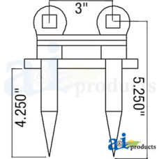 Image of Gleaner 8000 Grain Head Forged Guard