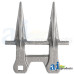 Fiat | Hesston PT10 Windrower Conditioner Forged Guard, 2 Prong, Plateless