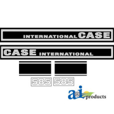 Case | Case-IH 585 Tractor Hood Decal