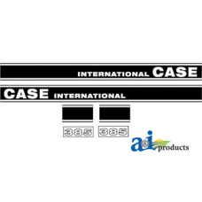 Image of Case | Case-IH 385 Tractor Hood Decal