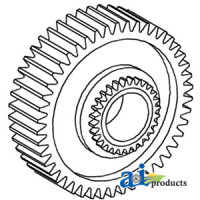 Ford | New Holland 3610 Tractor Gear, Output Shaft Assembly (with 8SP TRANS.)