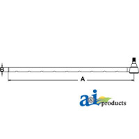 Ford | New Holland 9700 Tractor Tie Rod, Long (FOR ALL PURPOSE AXLE / WIDE Adjustable AXLE)