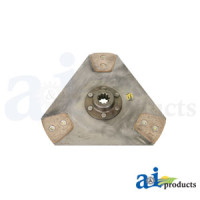 Ford | New Holland 230A Tractor Trans Disc: 11", ceramic, 3-button, rigid, solid (Optional)
