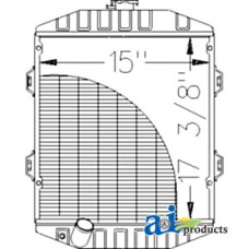 Radiator fits John Deere 1050 Compact Tractor