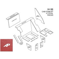 Farmall | International 88 Series Tractor Cab Upholstery Kit, Red Farmall | International 88 Series Tractor Cab Upholstery Kit, Red