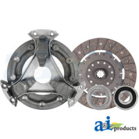 Shibaura 2260 Compact Tractor Clutch Kit: 8.5", Pressure Plate, Trans Disc, Release Bearing, Pilot Bearing