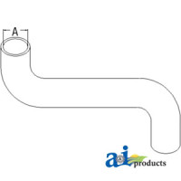 Leyland 502 Tractor Hose, Top Radiator
