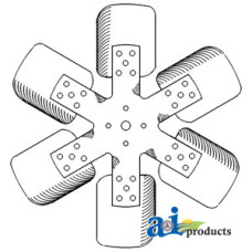Image of Ford | New Holland 6600 Tractor Fan, 6 Blade